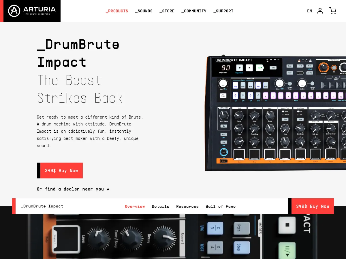 Arturia DrumBrute Impact