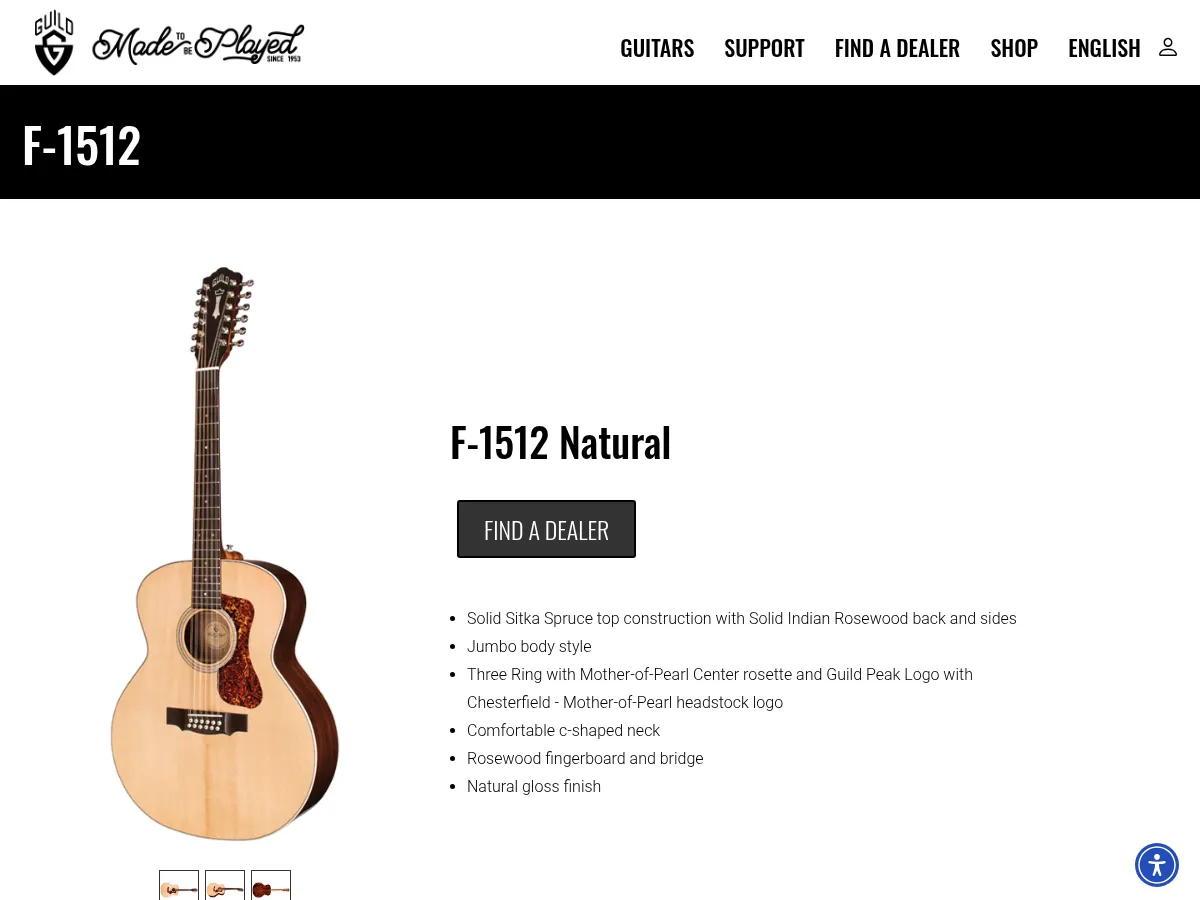 Guild F-1512 Jumbo 12-String