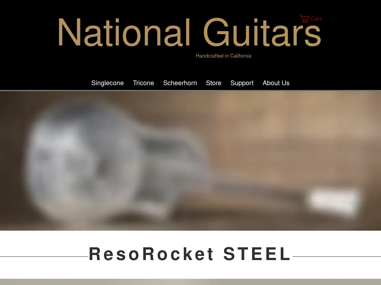 National ResoRocket Wood Body Resonator