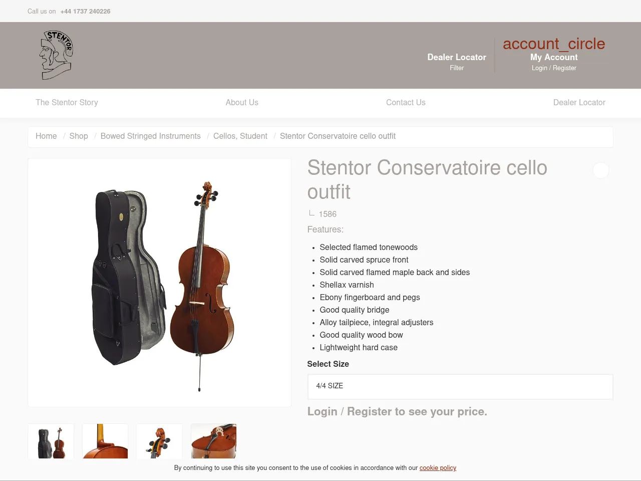 Stentor Conservatoire Cello