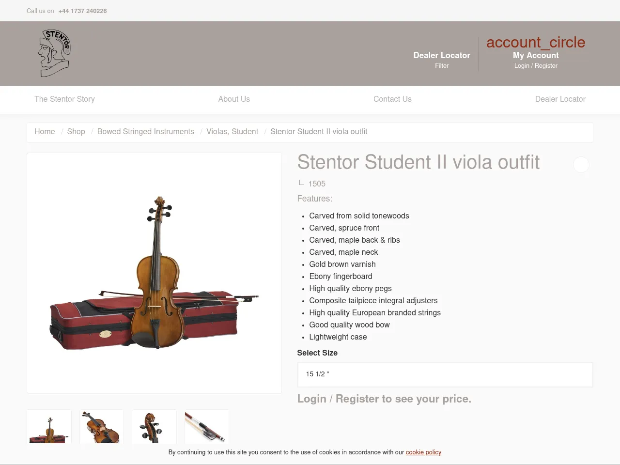 Stentor Student II Viola