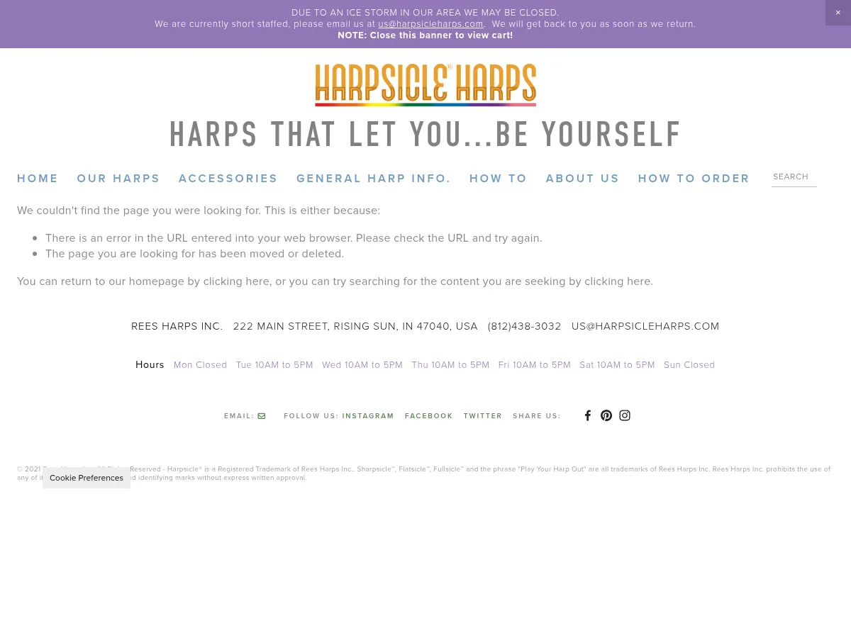 Harpsicle Special Edition 26-String Harp