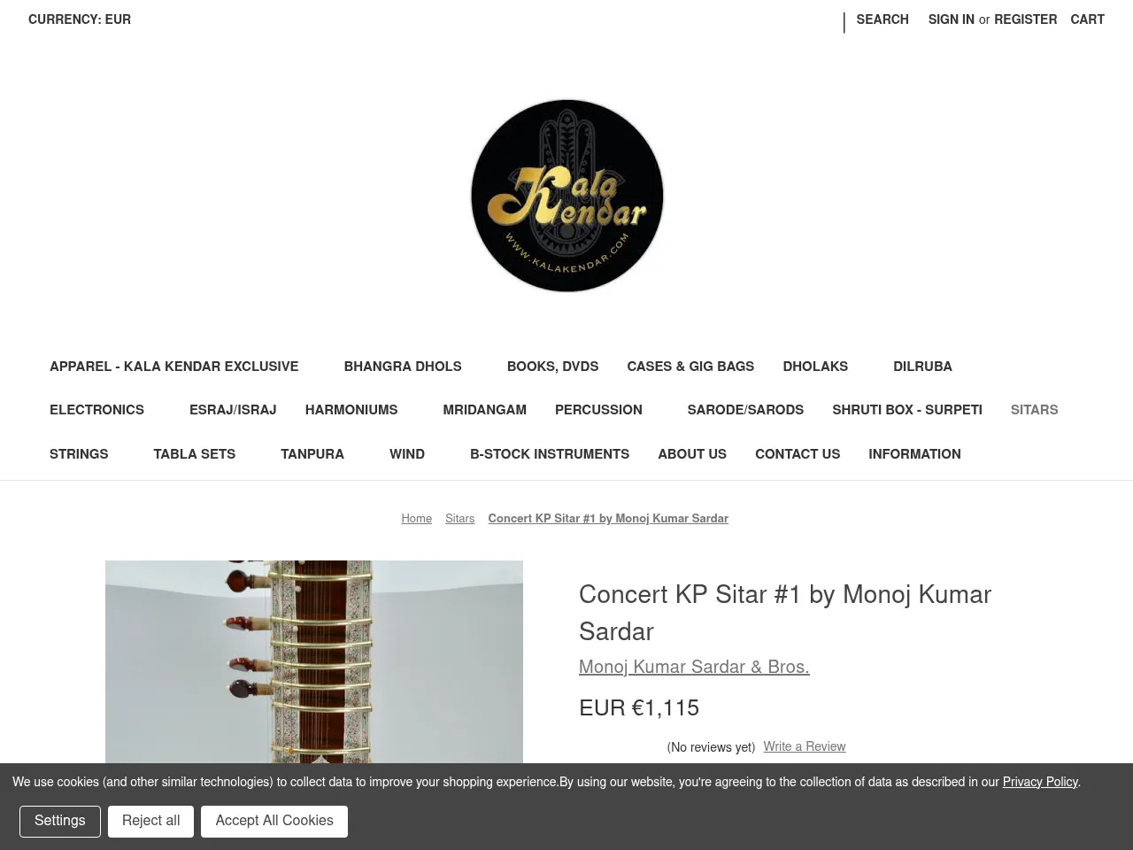 Monoj Kumar Sardar Professional Concert Sitar