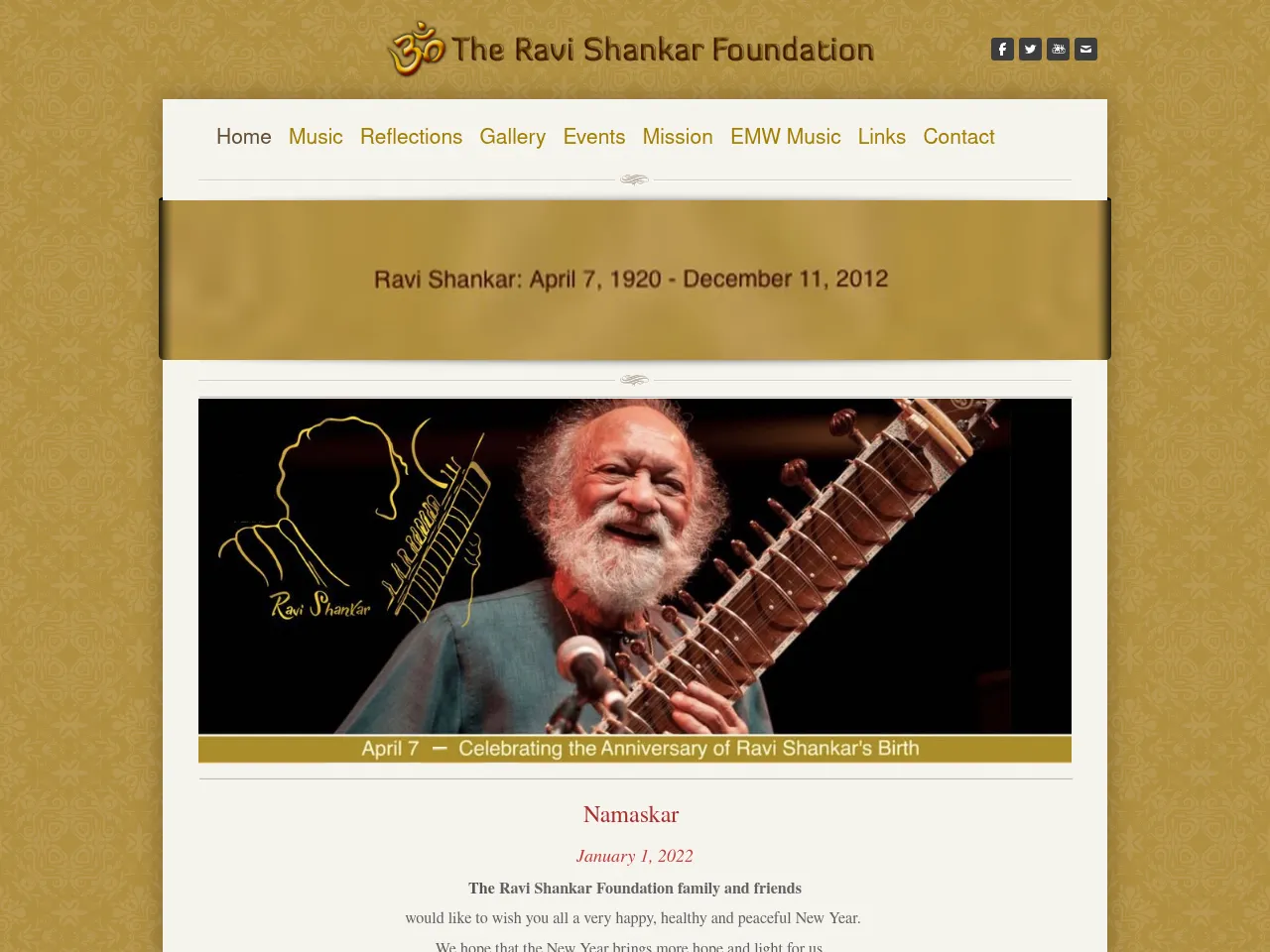 Ravi Shankar Collection Signature Sitar