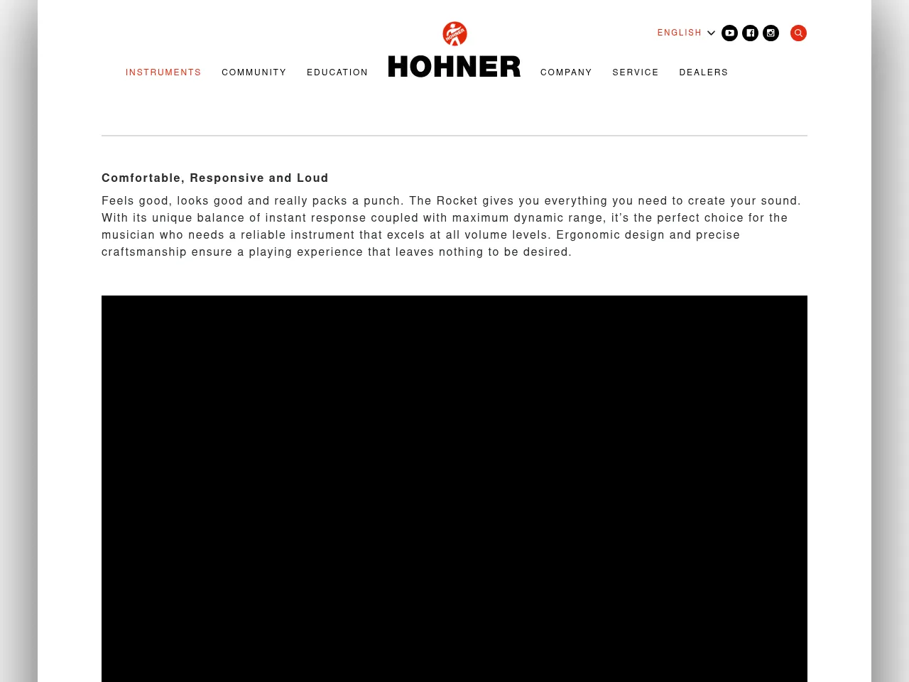 Hohner Rocket Harmonica