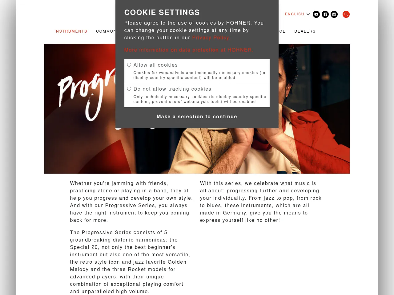 Hohner Golden Melody Diatonic Harmonica