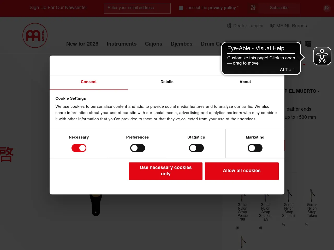 Meinl Floatune Cajons SUBCAJ5WN Subwoofer Cajon