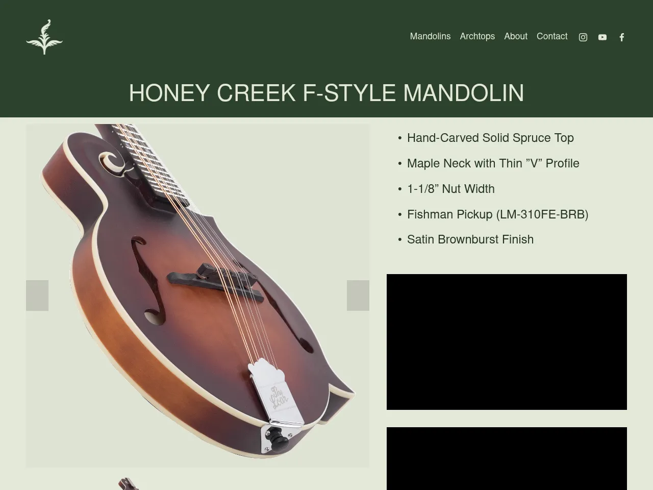 The Loar LM-310F F-Style Mandolin