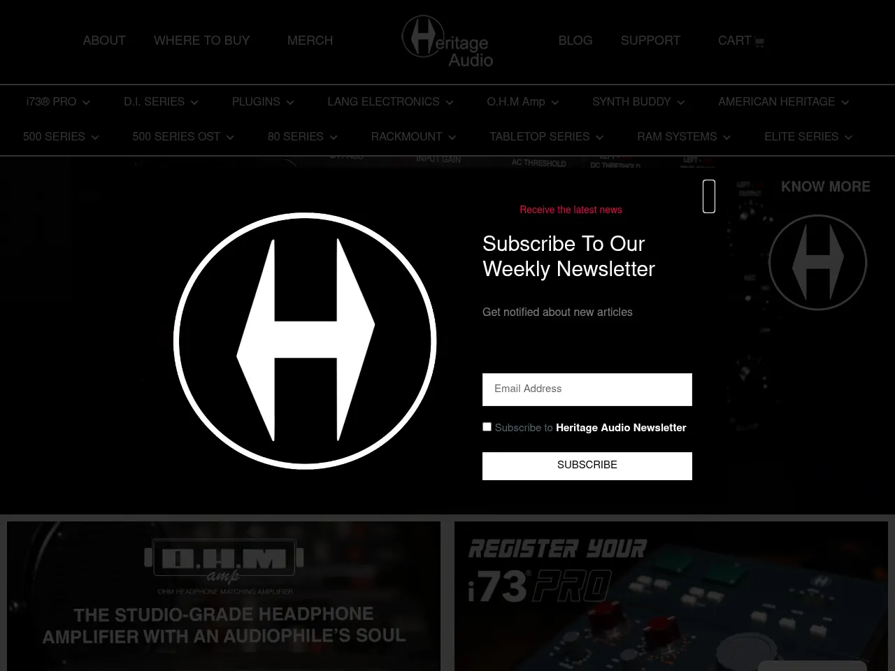 Heritage Audio HA73 Preamp